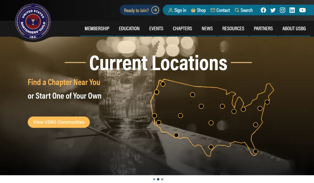 USBG Site Screenshot